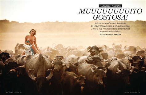 Naked Andressa Ribeiro In Playboy Melhores Making Ofs Vol