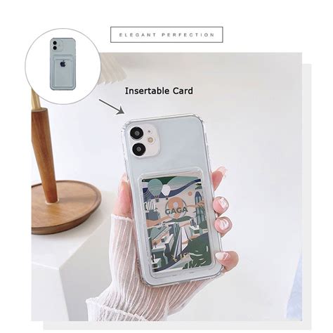 For Infinix Hot 50 Pro Case Classic Silicone Soft Transparent With Card Slot Shockproof For