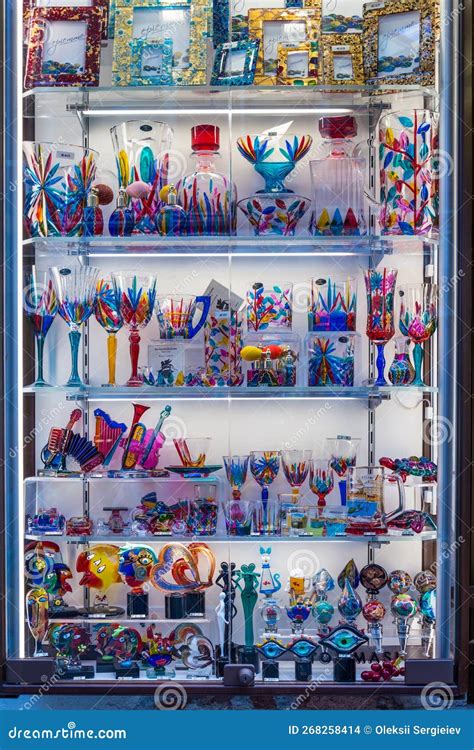 Showcase Souvenir Shop in Italy Editorial Stock Image - Image of ...