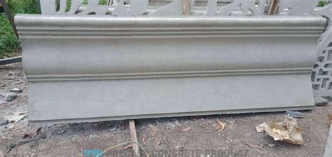 mengenal lisplang beton model terbaru pabrik beton precast  ditch