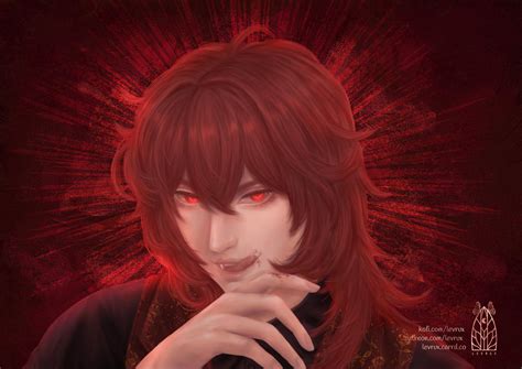 Vampire Diluc By Levrux On Deviantart