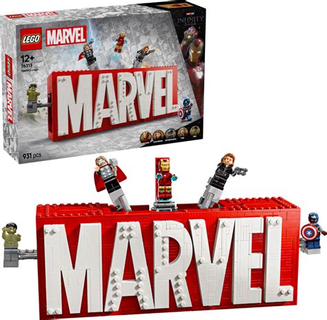 Конструктор LEGO Super Heroes Логотип и минифигурки MARVEL (76313 ...