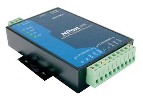 MOXA – NPort 5232i 2-port RS-422/485 server, 2 kV optical isolation ...
