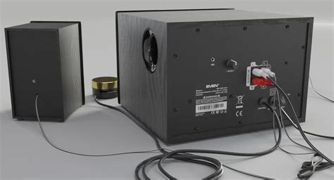 Speakers 2.1 SVEN MS-1085 Gold 3D Model $79 - .unknown .fbx .obj .max ...