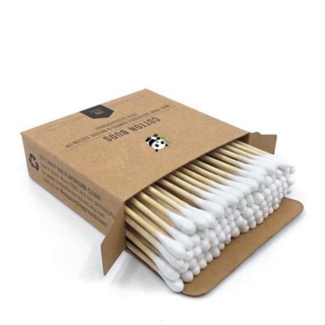 Bamboo Cotton Buds Pieces Biodegradable Vegan Sustainable