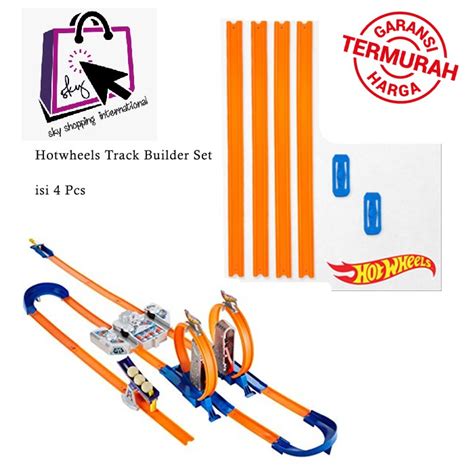 Jual Hotwheels Track Builder Set Pcs Cm Murah Jalur Hot Wheels Mainan Track Lurus