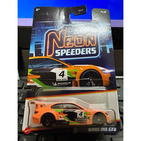 Hot Wheels Bmw M Gt Neon Speeders Shopee Malaysia