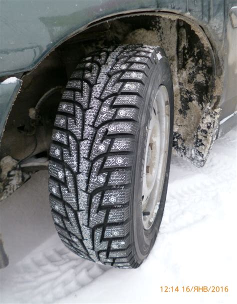 Шины Hankook Winter i*Pike RS W419 175/65 R14 — Lada 21120, 1,5 л, 2001 ...