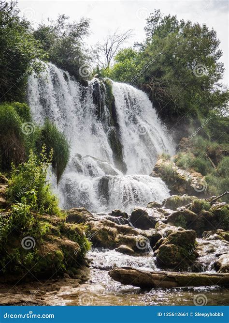 Kravica Waterfall in Bosnia and Herzegovina Stock Image - Image of ...