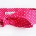Hot Pink Polka Dot Headband Bow Fabric Headband Cotton Head Wrap Etsy