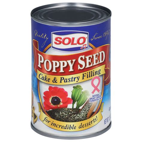 Save On Solo Cake And Pastry Filling Poppy Seed Order Online Delivery Stop And Shop