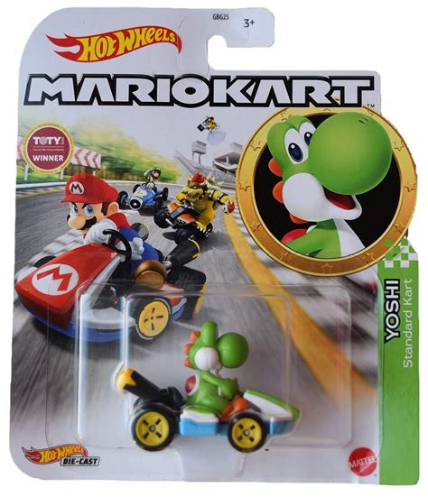 Hot Wheels Mario Kart Yoshi Kart Est Ndar Amazon Mx Juguetes Y Juegos