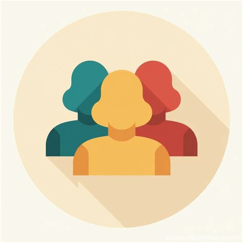 Simple Colorful People Icon Stable Diffusion Online