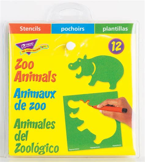 Stencils Zoo Animals | T-65005 – SupplyMe