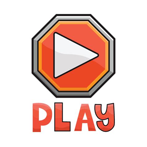 jugar boton ilustracion  vector en vecteezy