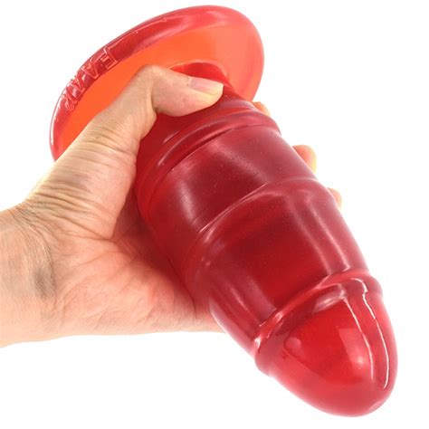 Czerwony Korek Analny Xxl Du E Dildo Butt Plug Unisex