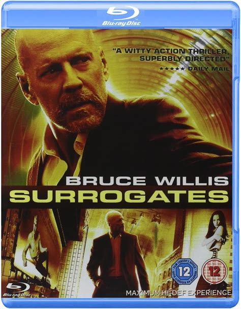 Surrogates Blu Ray Uk Bruce Willis Radha Mitchell