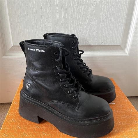 Naked Wolfe Women S Boots Depop