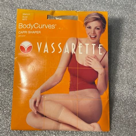 Vassarette Intimates Sleepwear Vassarette Nude Capri Shaper Size Medium Nude With Lycra