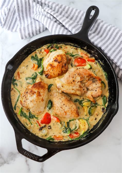 creamy tuscan chicken  produce moms