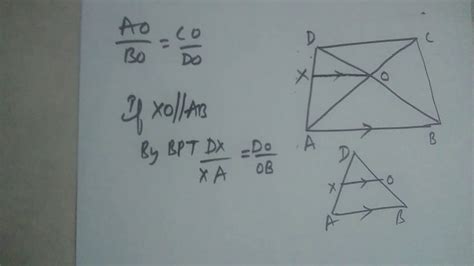 The Diagonals Of A Quadrilateral Abcd Intersect Each Other At Point O Such That Ao Bo Co Co