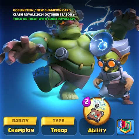 Goblinstein October Season Clash Royale News Blog Royaleapi