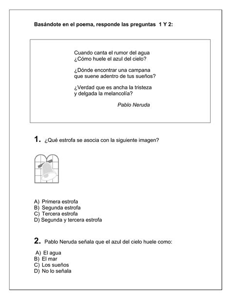 Prueba Ensayo Simce A O B Sico Lenguaje Y Comunicaci N N Pdf