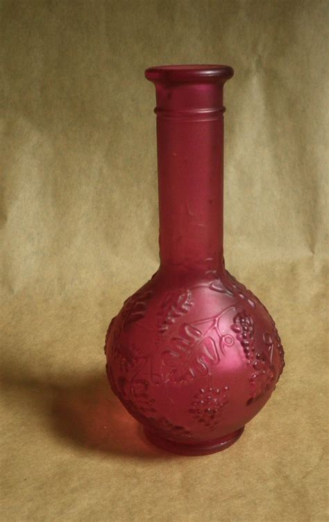 Collectible Avon Glass Vase Gorgeous Color Etsy