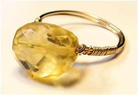 Кольцо с цитрином — www.JewelGold.ru — В мире ювелирных украшений и камней…