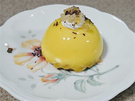 Pineapple Mousse Cake Pair Of Chopsticks