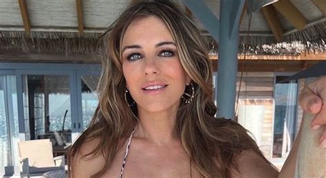 Elizabeth Hurley Unleashes Her Cheetah Bikini Woman Asks Dave Ramsey For Help On M Of Debt