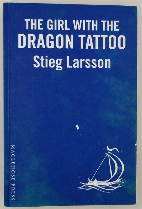 The Girl With The Dragon Tattoo Stieg Larsson 2008 Prueba Etsy