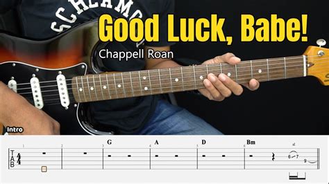 Good Luck Babe Chappell Roan Guitar Instrumental Cover Tab YouTube