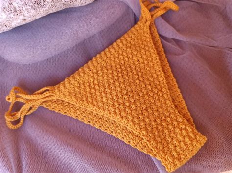 Sexy Crochet Bikini Set Knit Swimsuit Crochet Swimwear Etsy