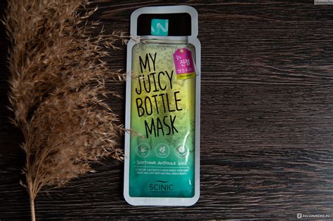 Тканевая маска для лица Scinic My Juicy Bottle Mask успокаивающая ...
