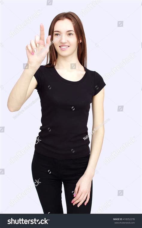 53 Girl Toching Screen Images Stock Photos 3d Objects And Vectors