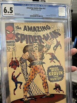 Amazing Spider Man 47 CGC 6 5 Kraven The Hunter EBay