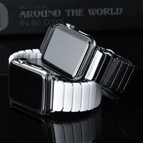 Керамический ремешок для apple watch 44 мм 40 мм iwatch 42 мм 38 мм ...