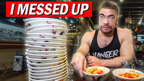 The Noodle Eating Challenge I Regret Ordering Joel Hansen Youtube