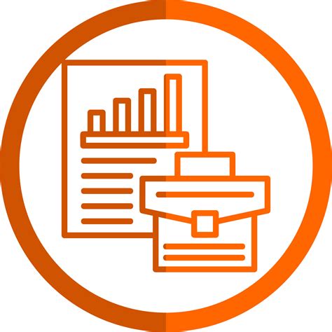 Portfolio Vector Icon Design 21072727 Vector Art At Vecteezy