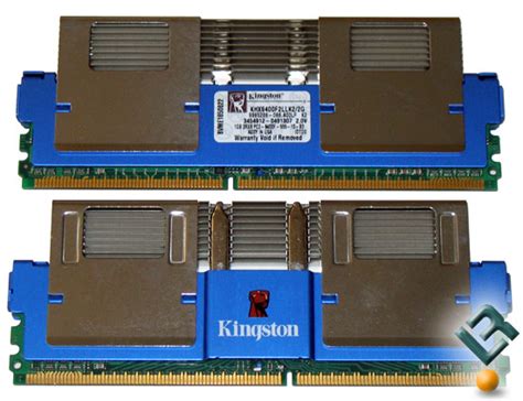 Kingston 2GB 800MHz HyperX FB-DIMM Memory Kit Review - Legit Reviews
