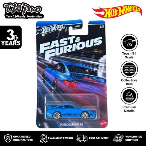 Hot Wheels Fast And Furious Porsche Gt Rs Twpro Shopee Malaysia