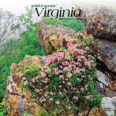 Virginia Wild Scenic X Inch Monthly Square Wall Calendar