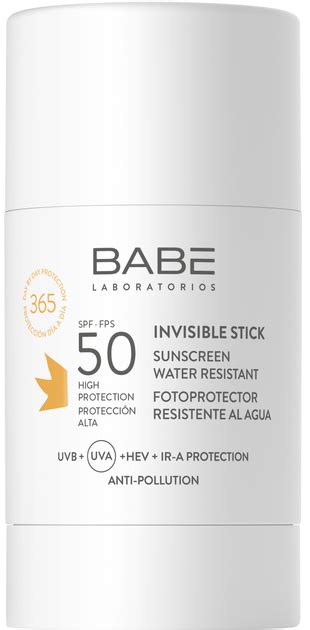 Сонцезахисний невидимий прозорий стік для обличчя і тіла BABE Laboratorios Sun Protection SPF 50