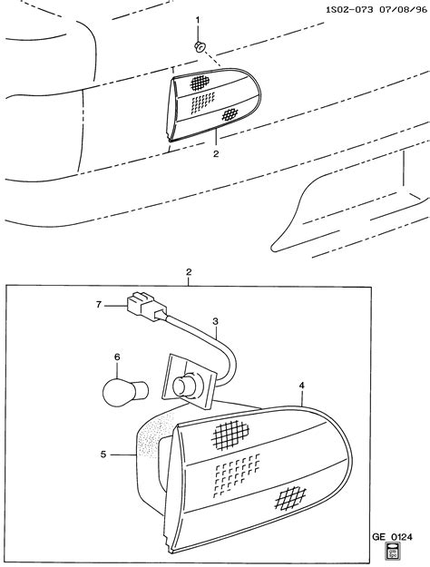 Geo Prizm Lamps Rear Back Up Chevrolet Epc Online Nemiga
