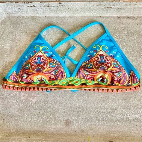 Athleta Swim Athleta Triangle Bikini Top Strappy Back Poshmark