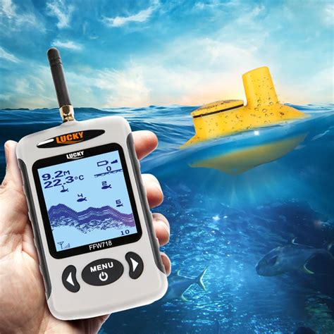 Fish location Fish Finder lucky ffw718 wireless sonar fish finder ...