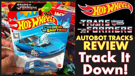 HOT WHEELS TRANSFORMERS Color Shifters Autobot TRACKS Review Track It Down YouTube