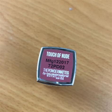 Maybelline Color Sensational Powder Matte Lipstick Touch Of Nude Beauty Personal Care Face