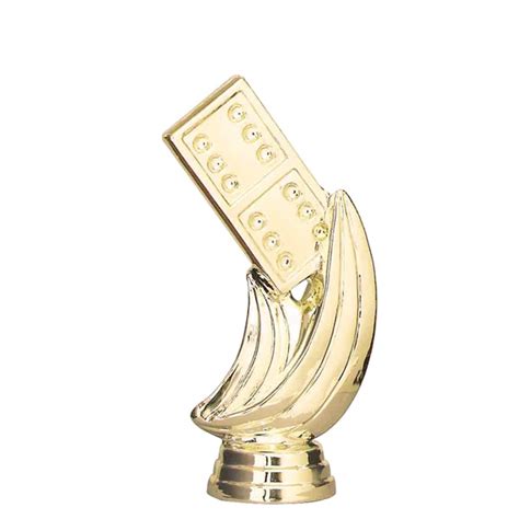 Gold Domino Figures Domino Trophies Dinn Trophy